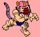 Dibujo Jugador tigre pintado por ANAILA