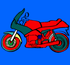 Dibujo Motocicleta pintado por YADEL