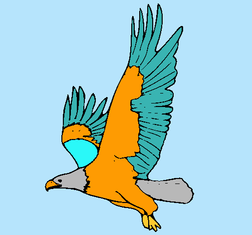 Águila volando