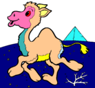 Dibujo Camello pintado por yamilex