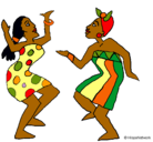 Dibujo Mujeres bailando pintado por ANABELEM