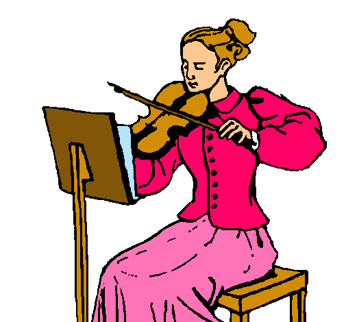 Dama violinista