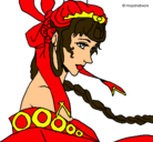 Dibujo Princesa china pintado por mariapetaceta