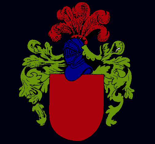 Escudo de armas y casco