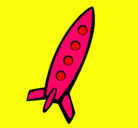 Dibujo Cohete II pintado por orlandi