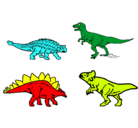 Dibujo Dinosaurios de tierra pintado por juandavid