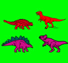 Dibujo Dinosaurios de tierra pintado por ashleylunarejo
