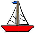 Dibujo Barco velero pintado por max