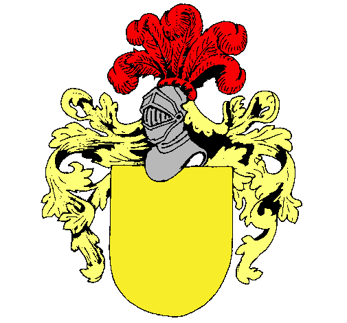 Escudo de armas y casco