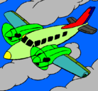 Dibujo Avioneta pintado por maverick