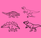 Dibujo Dinosaurios de tierra pintado por gregorio