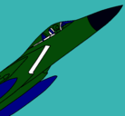 Dibujo Avión de caza pintado por MIG29