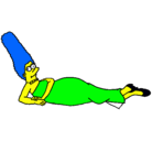 Dibujo Marge pintado por KEVIN