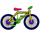 Dibujo Bicicleta pintado por jj