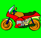 Dibujo Motocicleta pintado por pepe
