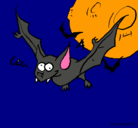 Dibujo Murciélago loco pintado por Alba