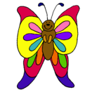 Dibujo Mariposa  pintado por mariquita