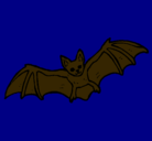 Dibujo Murciélago volando pintado por victorh