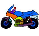 Dibujo Motocicleta pintado por TEO