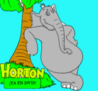 Dibujo Horton pintado por DI8EECDGHD