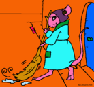 Dibujo La ratita presumida 1 pintado por carlos