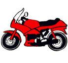 Dibujo Motocicleta pintado por paula