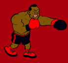 Dibujo Boxeador pintado por adri
