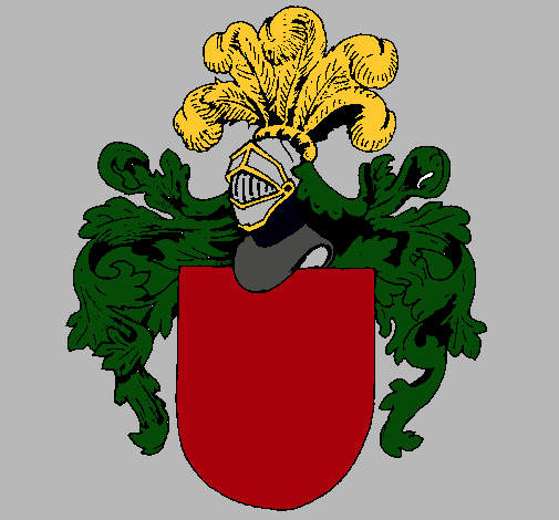 Escudo de armas y casco