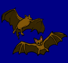 Dibujo Un par de murciélagos pintado por alfonso