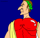 Dibujo Julio César pintado por jose