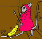Dibujo La ratita presumida 1 pintado por MILAGROSMIKAELA