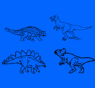 Dibujo Dinosaurios de tierra pintado por bebebebe