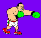 Dibujo Boxeador pintado por jonathan