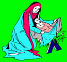 Dibujo Nacimiento del niño Jesús pintado por alvaro