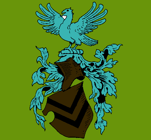 Escudo de armas y aguila 