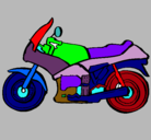 Dibujo Motocicleta pintado por alviery