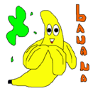 Dibujo Banana pintado por lauramaria