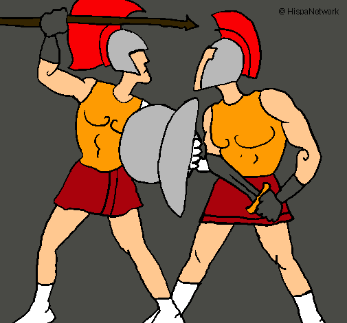 Lucha de gladiadores