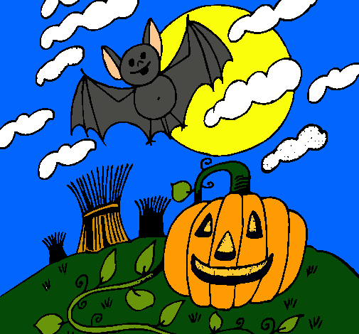 Paisaje de Halloween