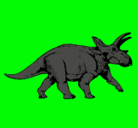 Dibujo Triceratops pintado por triseratops