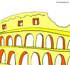 Dibujo Coliseo pintado por kevin