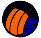 Dibujo Pelota de voleibol pintado por ana10*