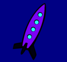 Dibujo Cohete II pintado por luis