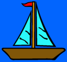 Dibujo Barco velero pintado por alvaro