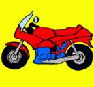 Dibujo Motocicleta pintado por oier