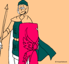 Dibujo Soldado romano II pintado por nio
