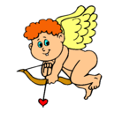 Dibujo Cupido pintado por verobesos