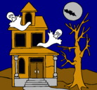 Dibujo Casa fantansma pintado por ragg