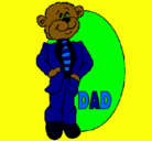 Dibujo Padre oso pintado por erikablanco