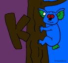 Dibujo Koala pintado por lucia